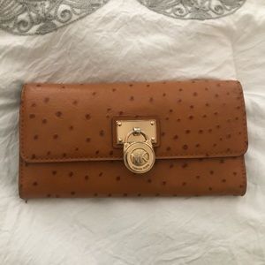MICHAEL KORS OSTRICH WALLET